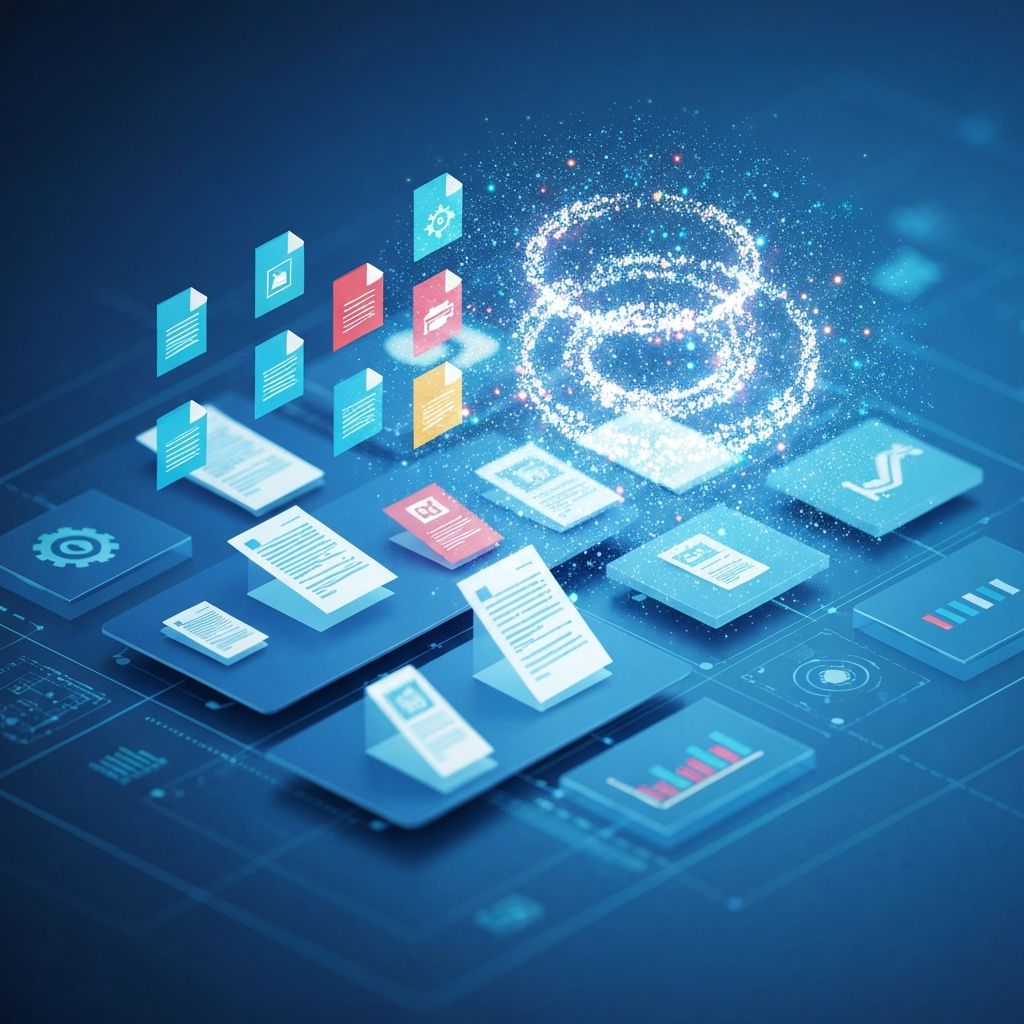 AI organizing documents with smart categorization and tagging